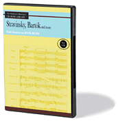 STRAVINSKY BARTOK AND MORE FULL SCORE DVD-ROM cover